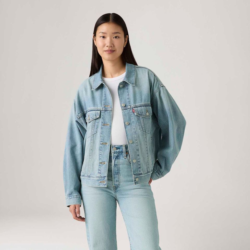 Jaqueta Jeans Levi's® Trucker 90's Lavagem Clara