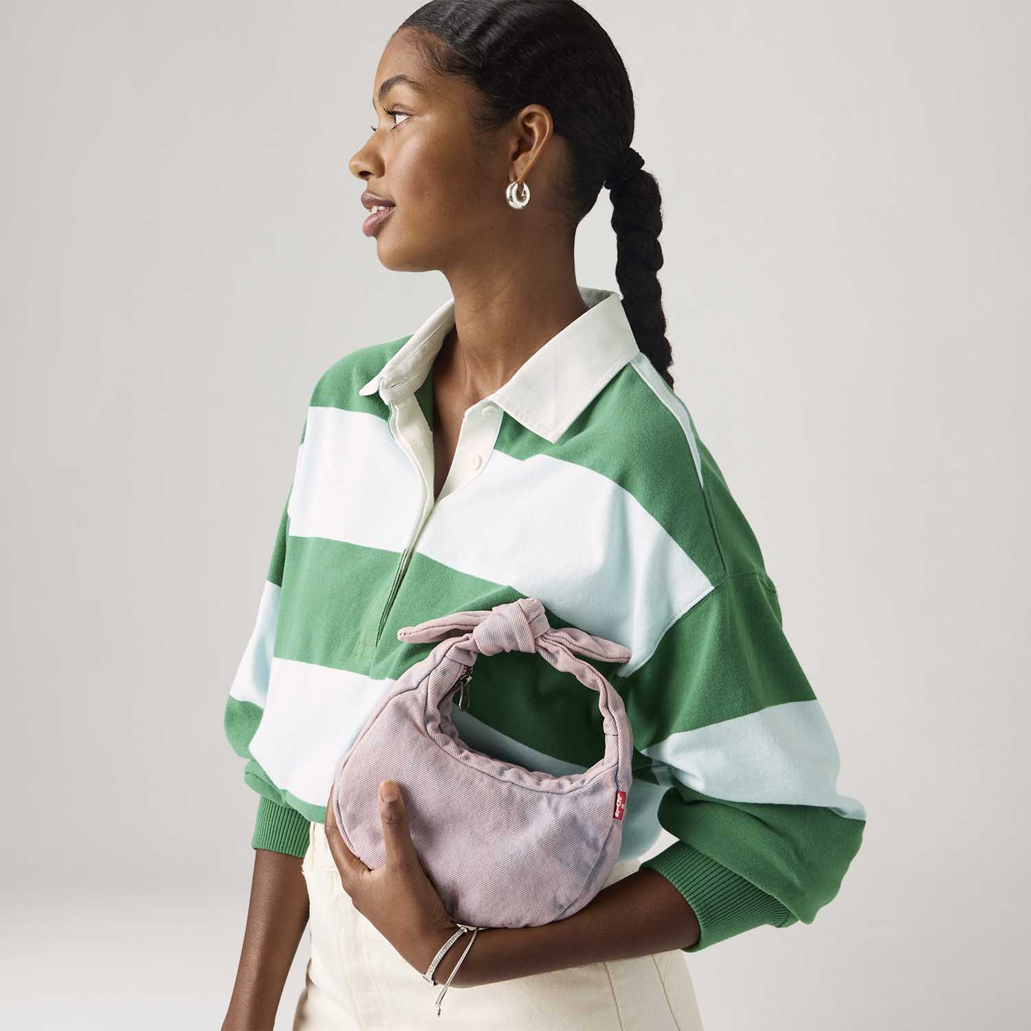 Bolsa Jeans Levi's® Baby Brooklyn Lavagem Clara - U USA | U BR