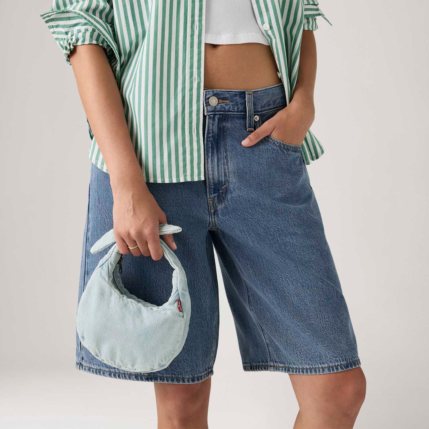 Bolsa Jeans Levi's® Baby Brooklyn Lavagem Clara - U USA | U BR