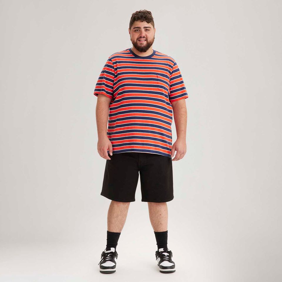 Bermuda Levi's® 405 Standard Plus Size Preta