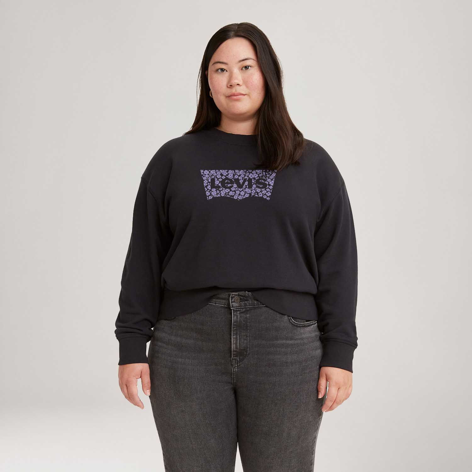 Moletom Levi's® Graphic Standard Plus Size Preto — Levi's