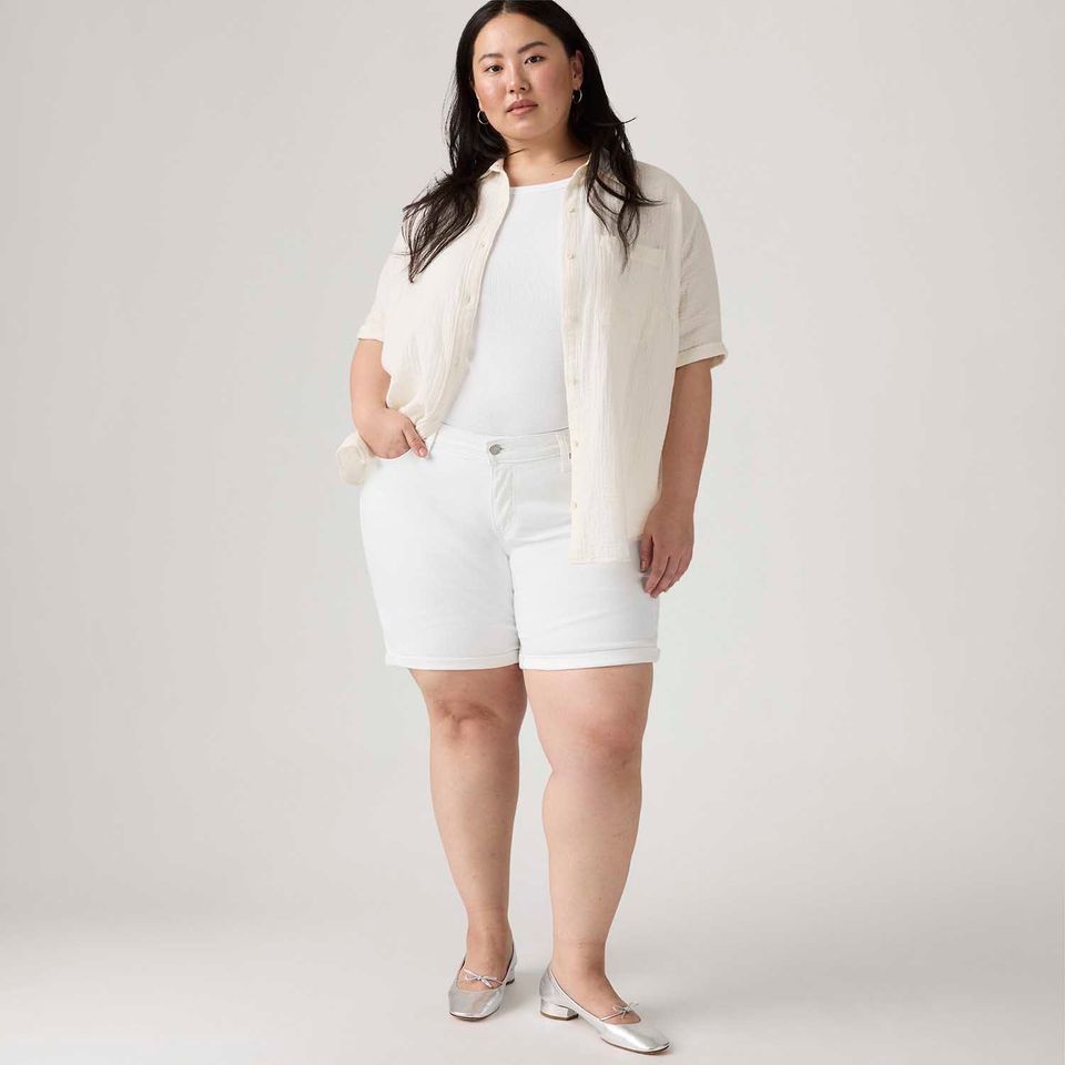Short Levi's® Plus Size Branco