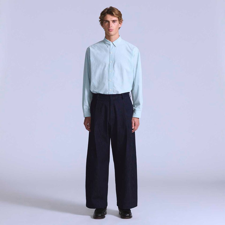 Calça Jeans Levi's® Blue Tab Pleated Trouser Lavagem Média