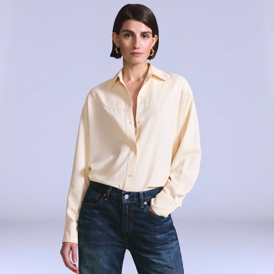 Camisa Levi's® Blue Tab Rider Branca