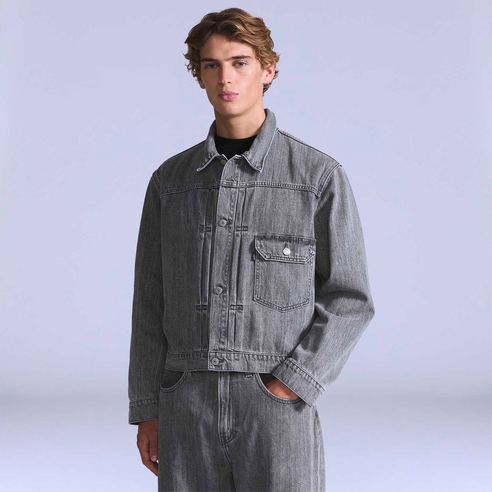Jaqueta Jeans Levi's® Blue Tab Type Ii Cinza