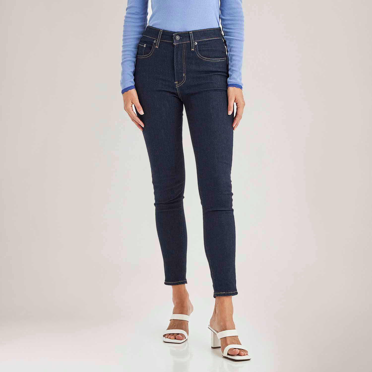 Calça Jeans Levi's® 721® High Rise Skinny Lavagem Escura