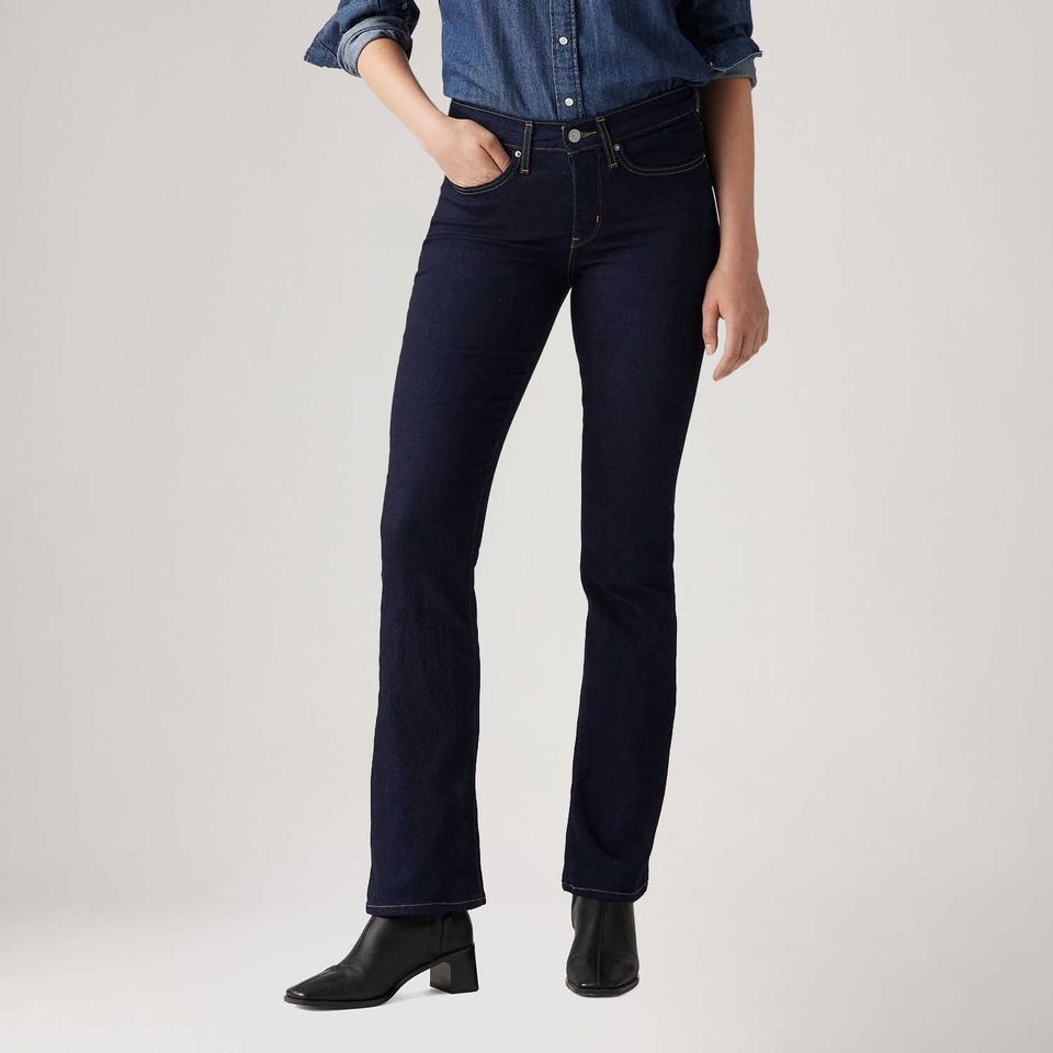 Calça Jeans Levi's® 315 Shaping Boot Lavagem Escura