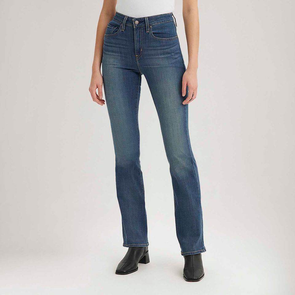 Calça Jeans Levi's®  725® High Rise Bootcut Lavagem Média