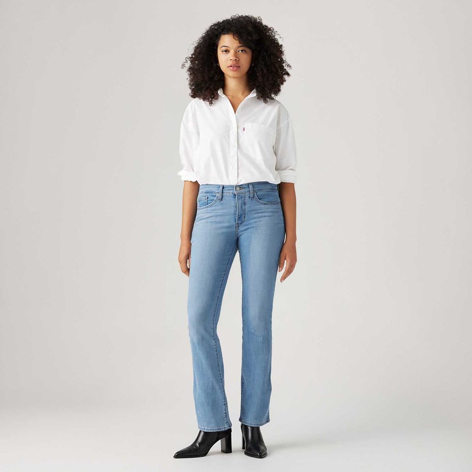 Calça Jeans Levi’s® 315® Shaping Bootcut Lavagem Clara