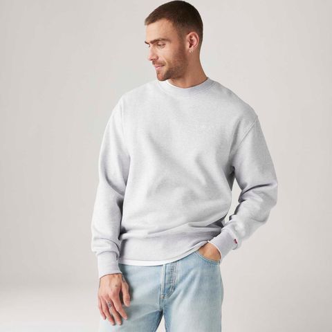 Moletom Levi's® Authentic Crew Cinza — Levi's
