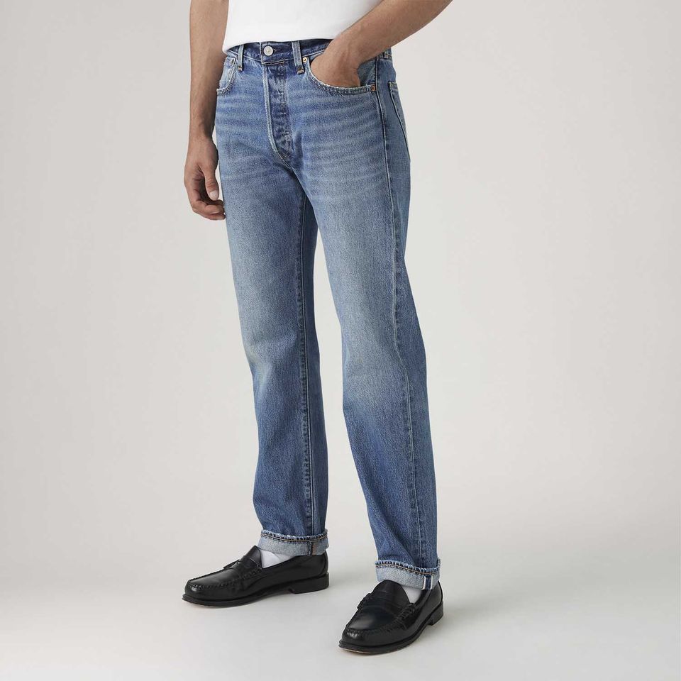 Calça Jeans Levi's® 501® Original Lavagem Média
