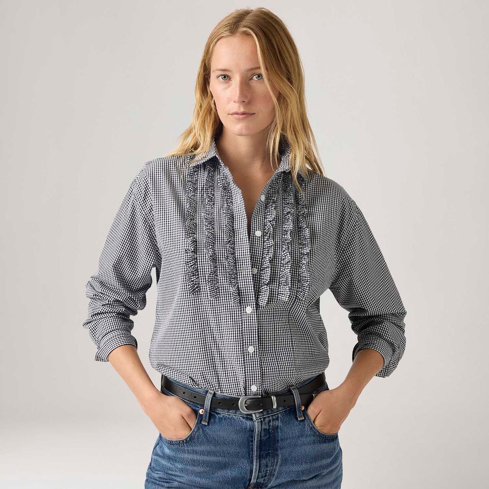 Camisa Levi's® Novelty Harlie Boyfriend Azul