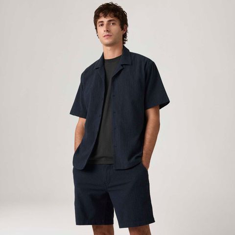 Camisa Levi's® Sunset Camp Standard Azul — Levi's