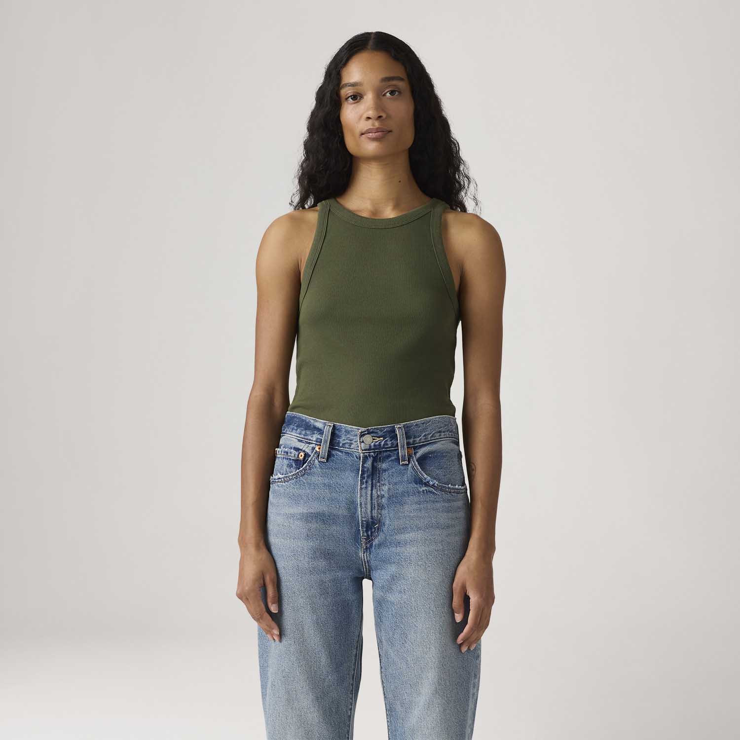 Regata Levi's® Essential Racer Tank Verde