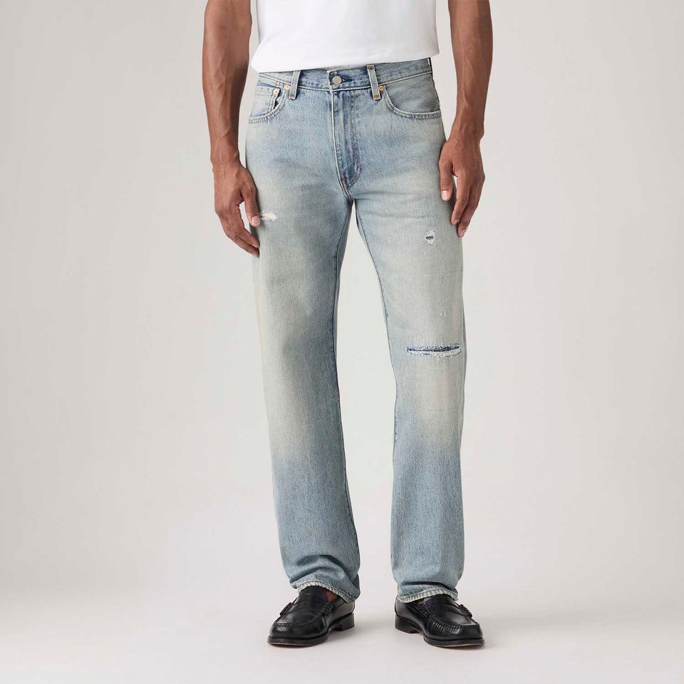 Calça Jeans Levi's® 555® Relaxed Straight Lavagem Clara