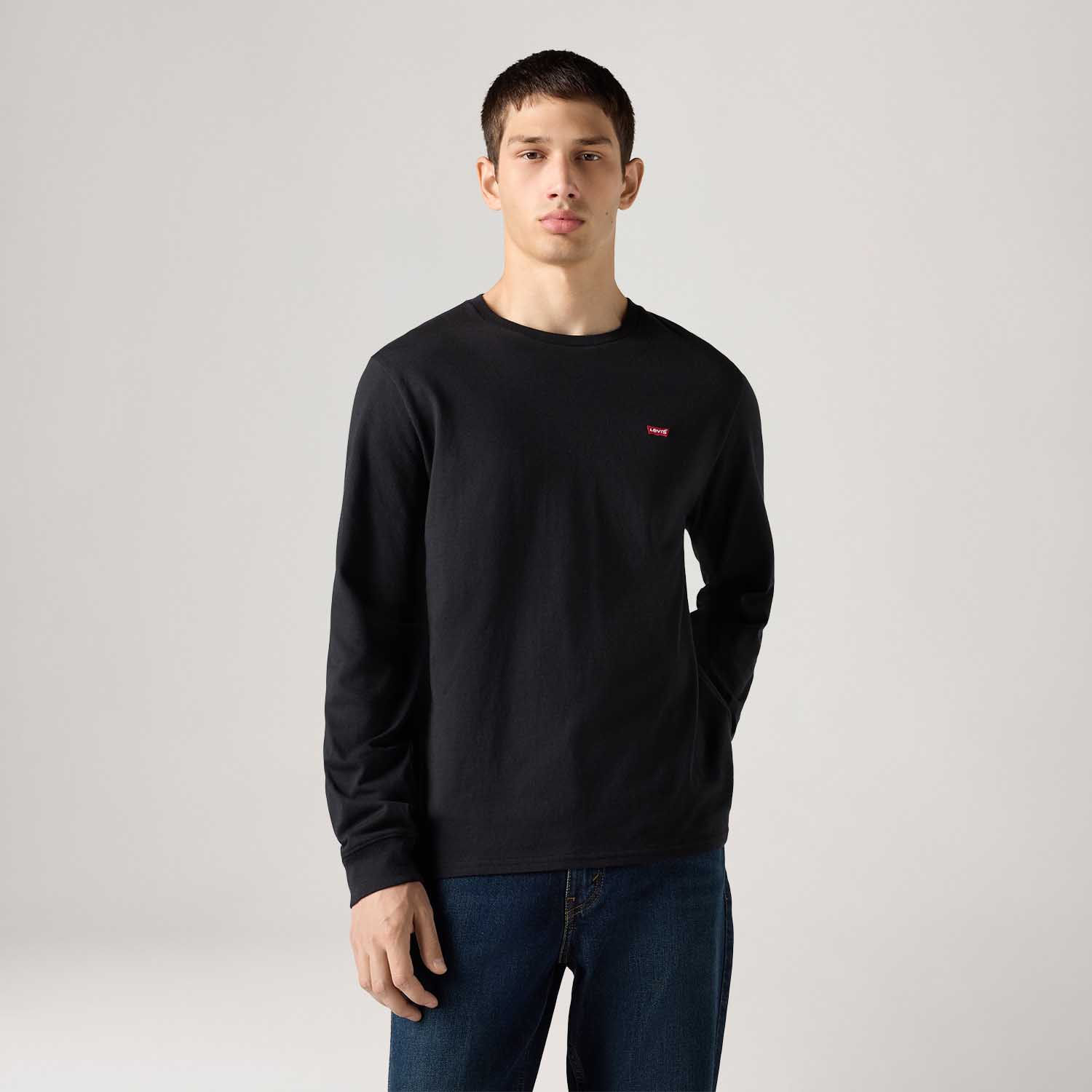 Blusa Levi's® Original Housemark Preto Manga Longa — Levi's