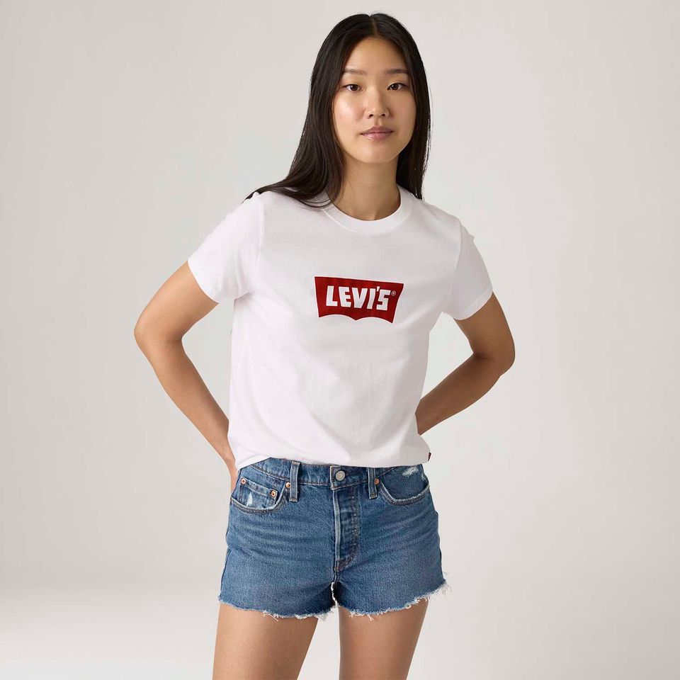 Camiseta Levi's® Graphic Favorite Branca Manga Curta
