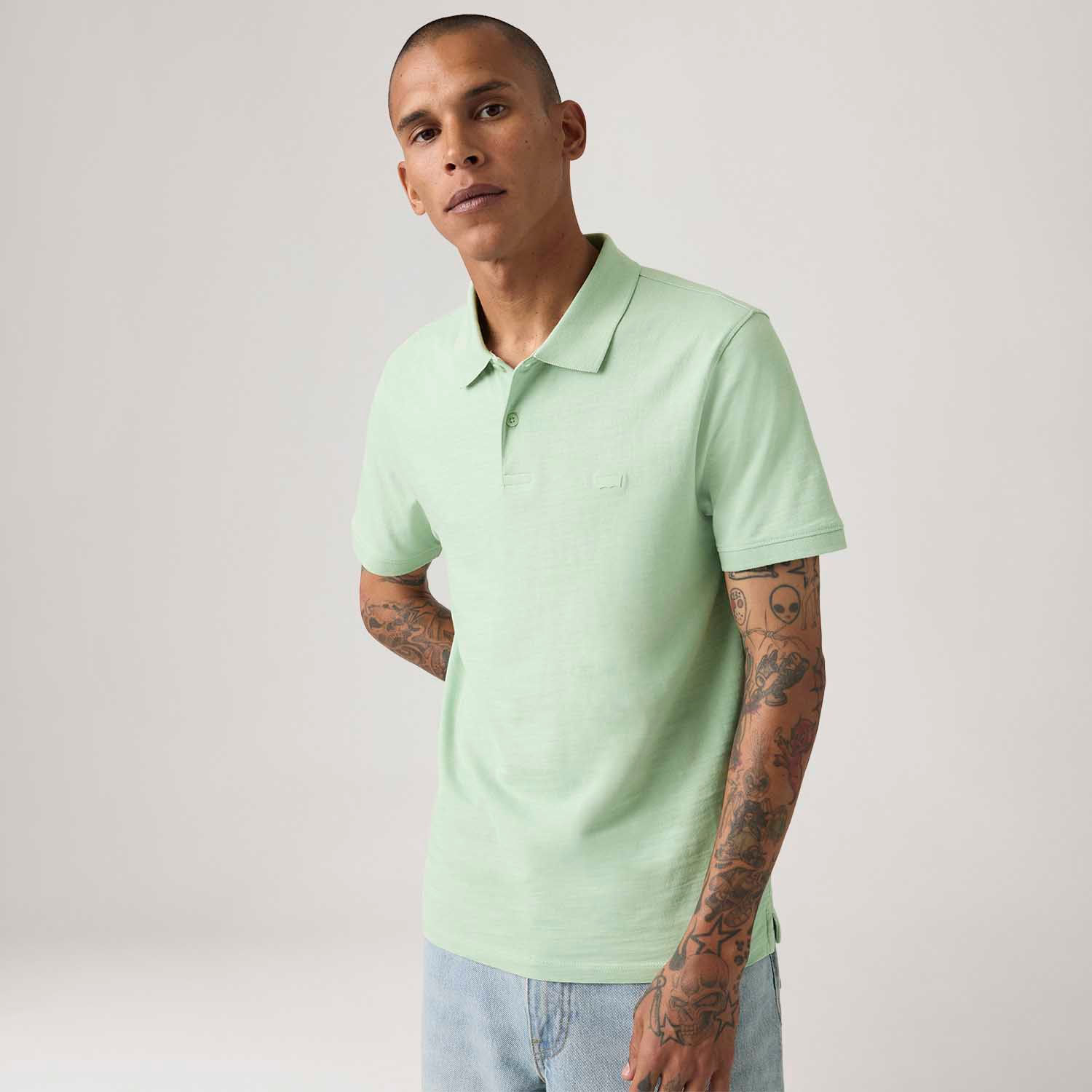 Polo Levi's® Housemark Slim Verde