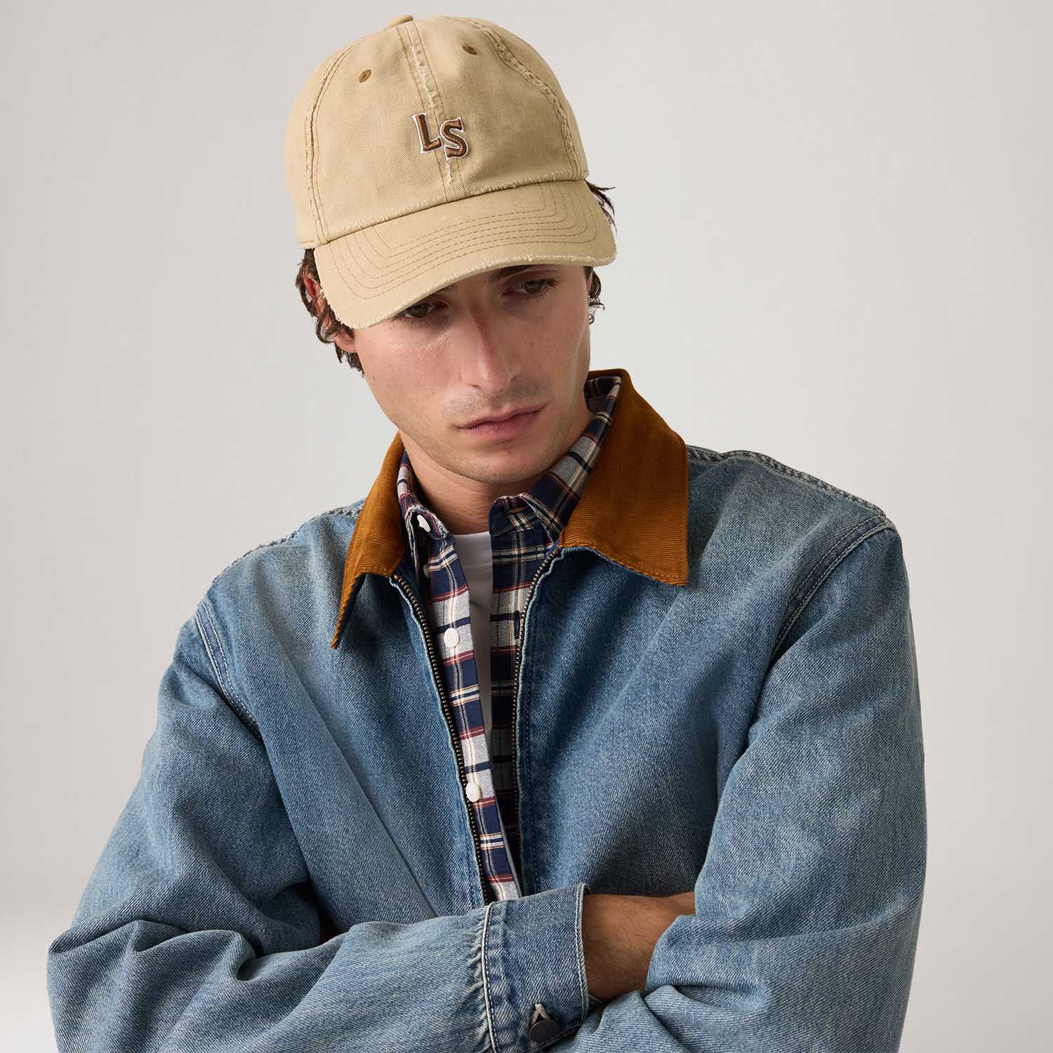 Boné Levi's® LS Monograma Marrom - U USA | U BR