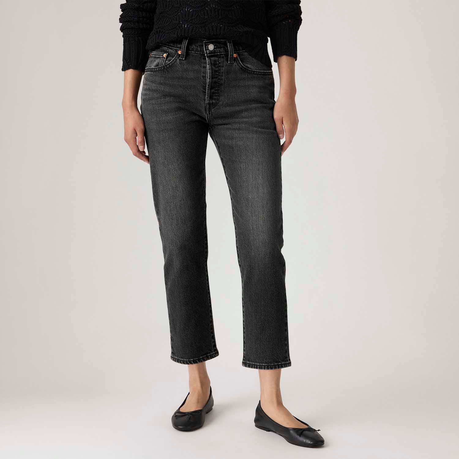 Calça Jeans Levi's® 501® Crop Preta