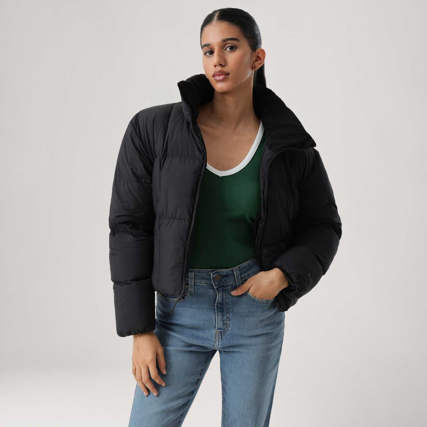 Casaco Levi's® Giii Packble Puffer Preta