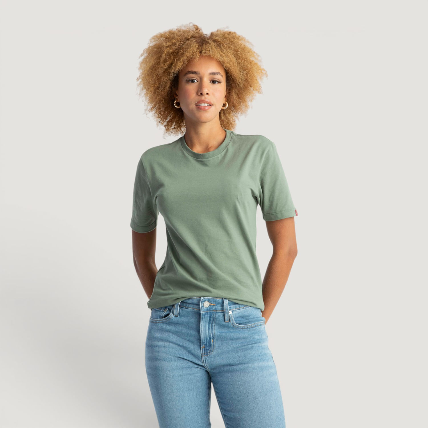 Camiseta Levi's® Slim Tab Verde — Levi's