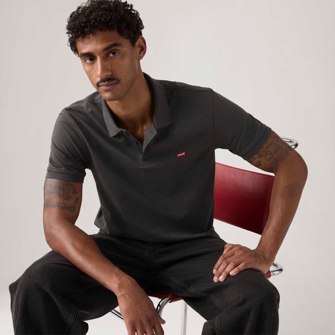 Polo Levi's® Housemark Cinza Chumbo — Levi's