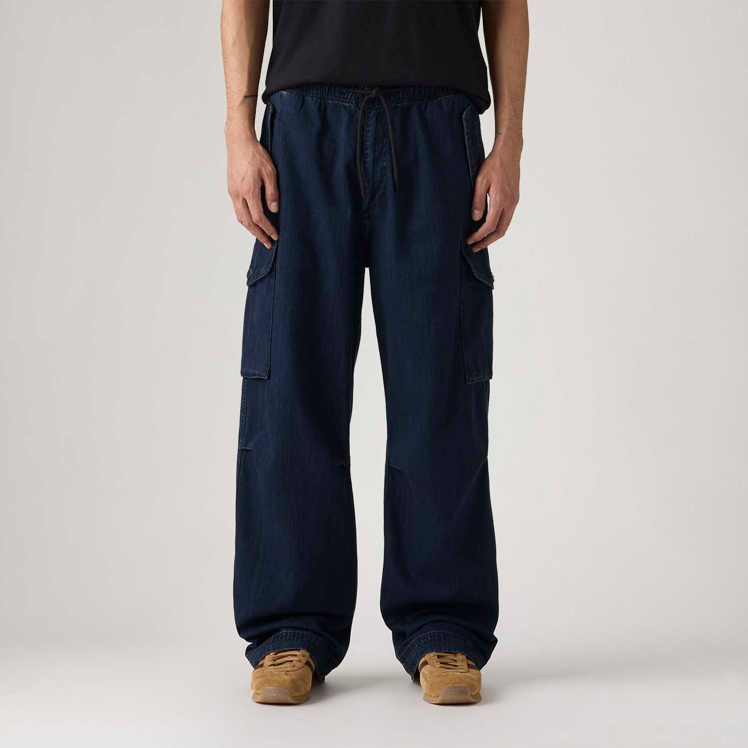 Calça Jeans Levi's® Baggy Field Cargo Azul Marinho