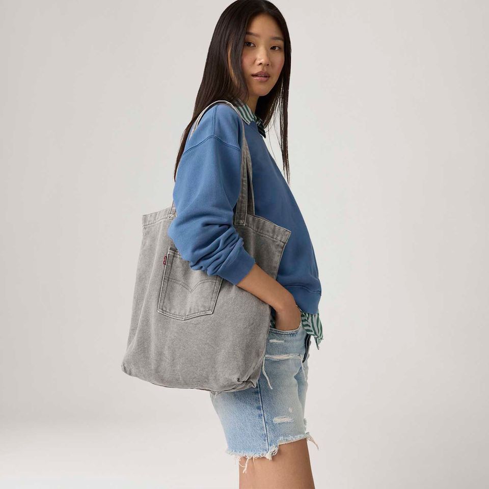 Tote Bag Jeans Levi's® Elevation Cinza - U Usa | U Br