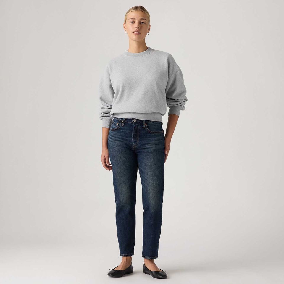 Calça Jeans Levi's® 501® Crop Lavagem Escura