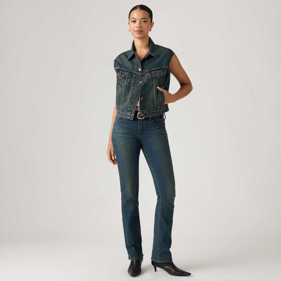 Calça Jeans Levi's® 315® Shaping Boot Lavagem Escura