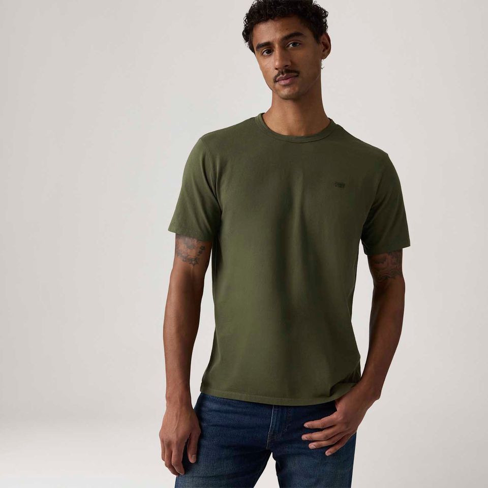 Camiseta Levi's® Original Tee Verde Musgo Manga Curta