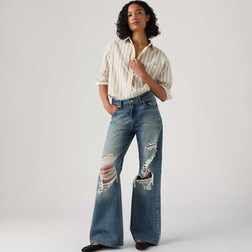 Calça Jeans Levi's® Loose Boot Lavagem Média