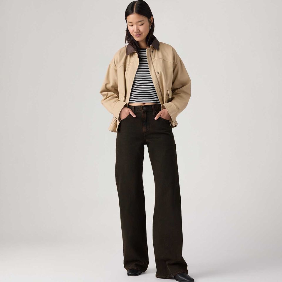 Calça Jeans Levi's® Loose Boot Preta