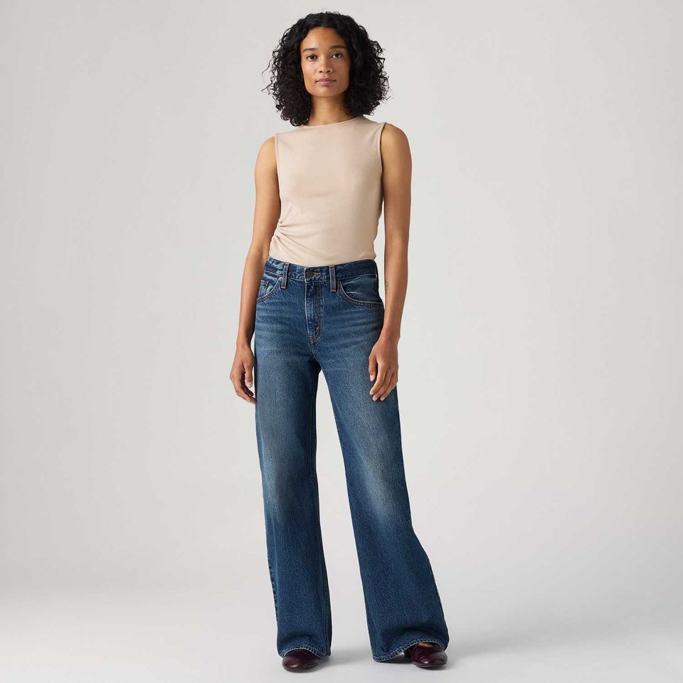Calça Jeans Levi's® Loose Boot Lavagem Média
