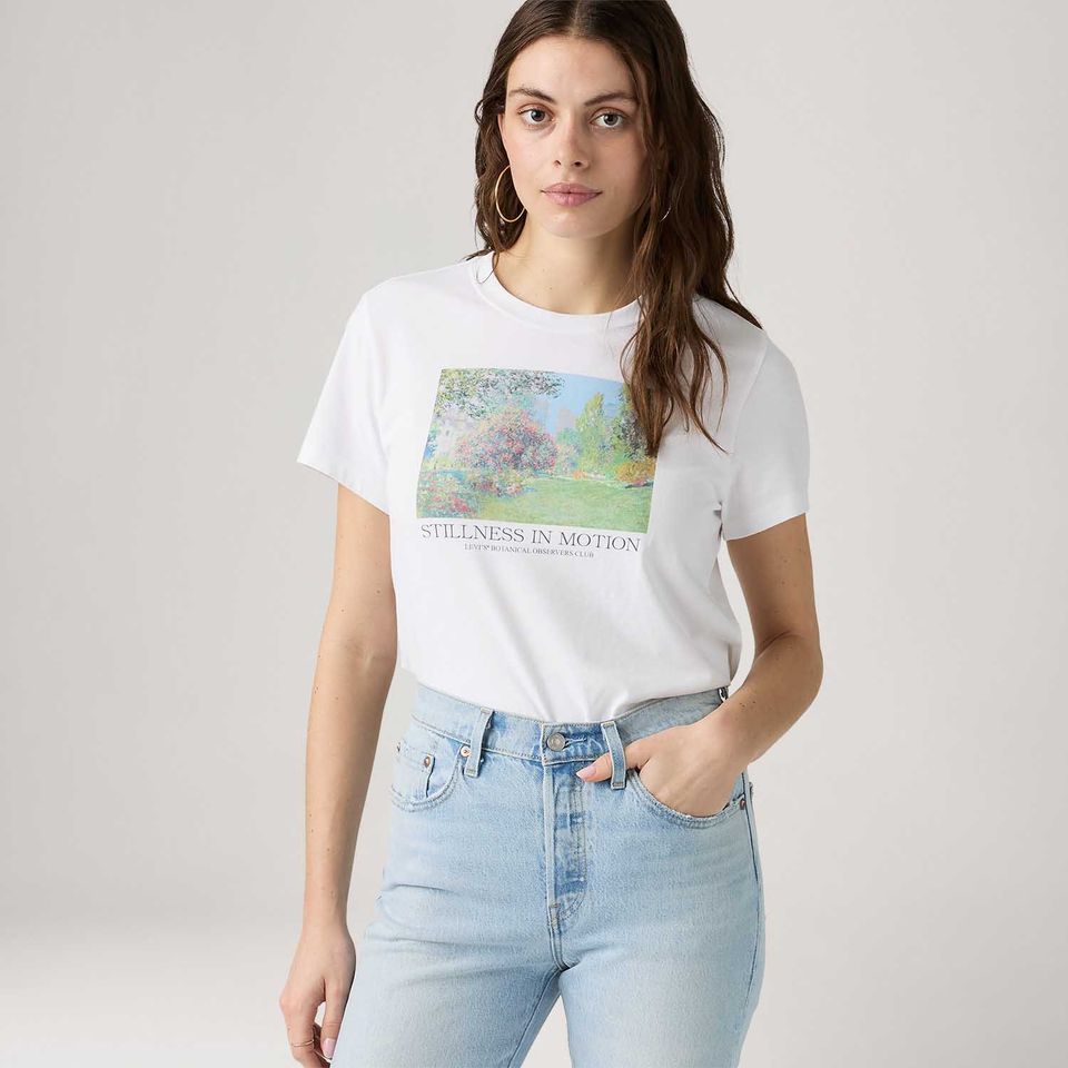 Camiseta Levi's® Favorite Graphic Branca Manga Curta