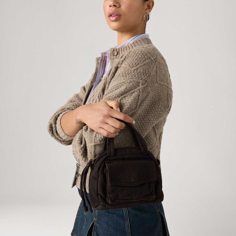 Bolsa Levi's® Small Blake Marrom Escuro