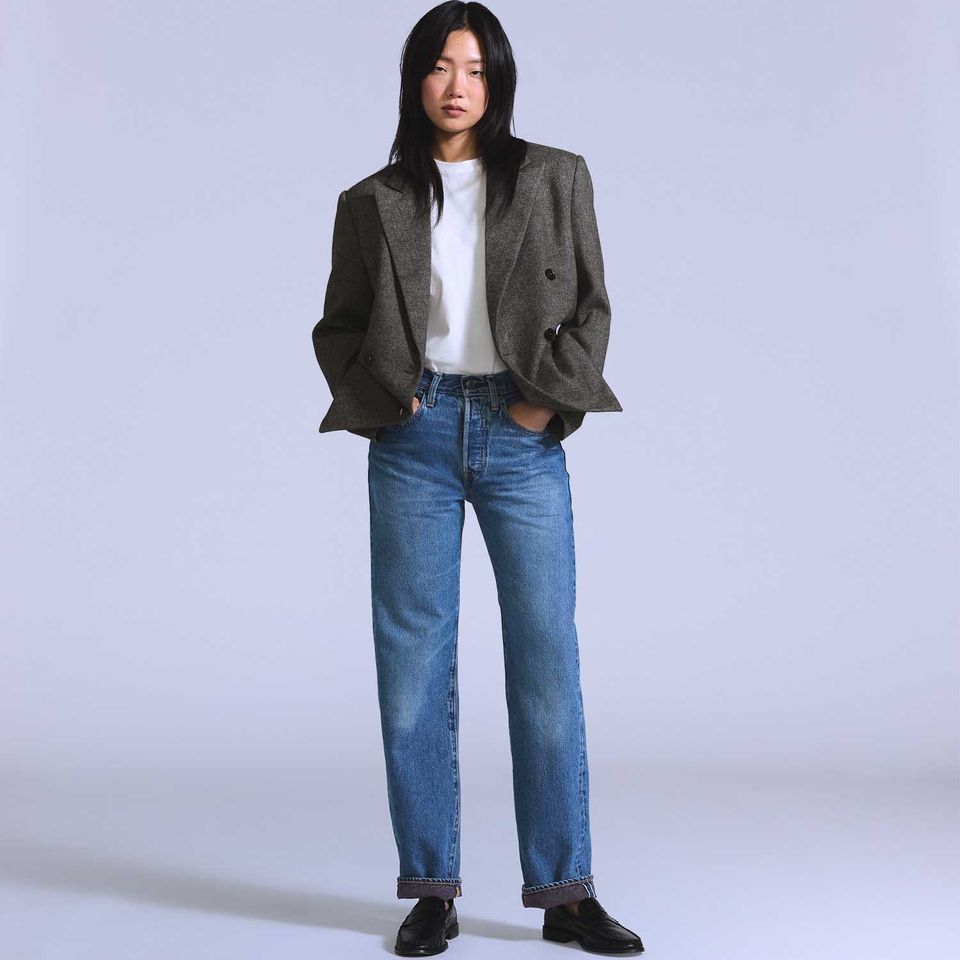Calça Jeans Levi's® Blue Tab 501® 70's Lavagem Média
